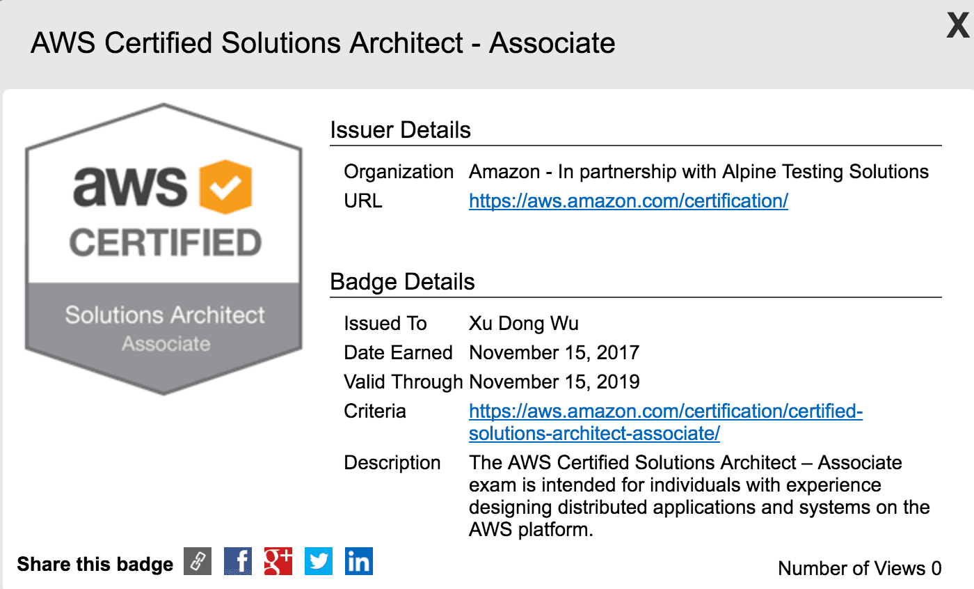AWS Certified Solutions Architect – Associate